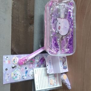 Purple stationery bundle